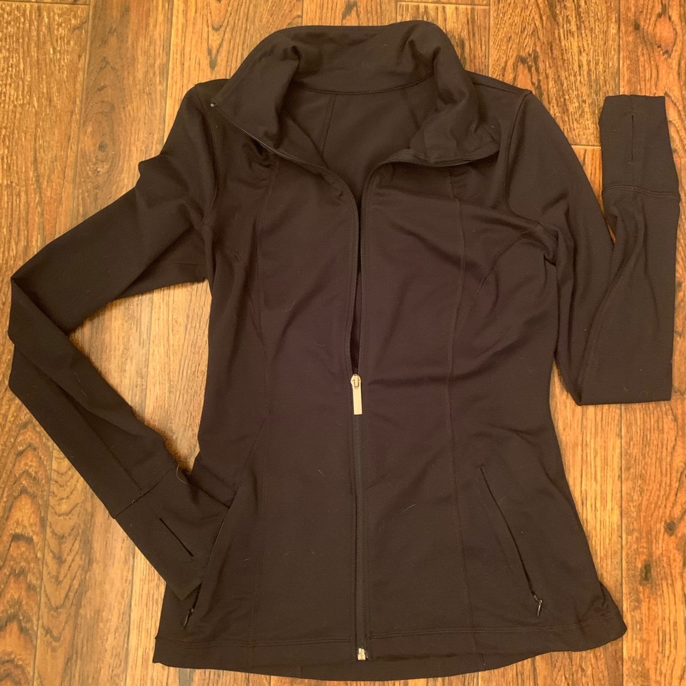 UA dry fit zip up jacket